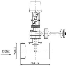 可调喷嘴插入式减温器