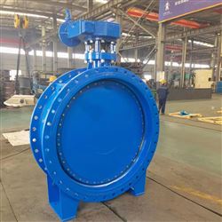 D342X-10Q双偏心手动法兰式蝶阀